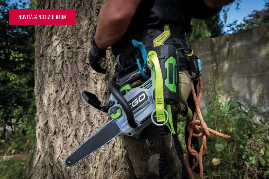 CS1200E di Eco Power+: disponibile la nuova motosega top handle a batteria